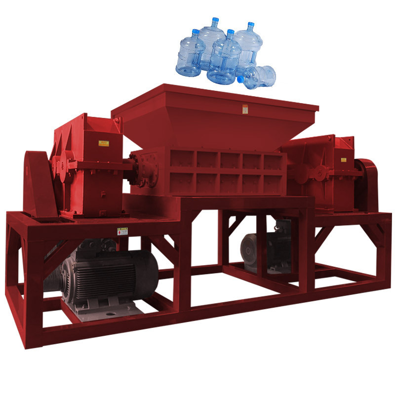 industrial waste plastic bottles crushing machine plastic recycling heavy duty shredder machine