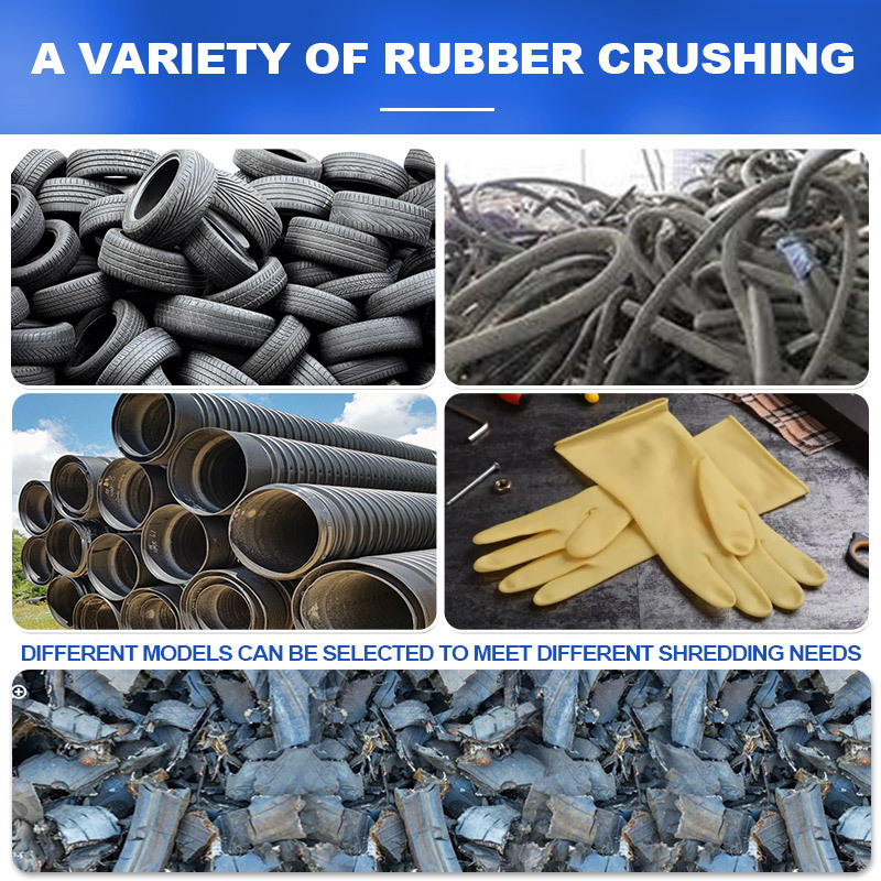 High Safety Level Waste Tyre Recycling Machines rubber product making machinery