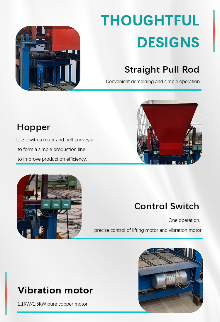 Hot Sales in Africa Multifunctional Automatic Concrete Block Moulding Machinery Cement Hydraulic Brick Making Machine