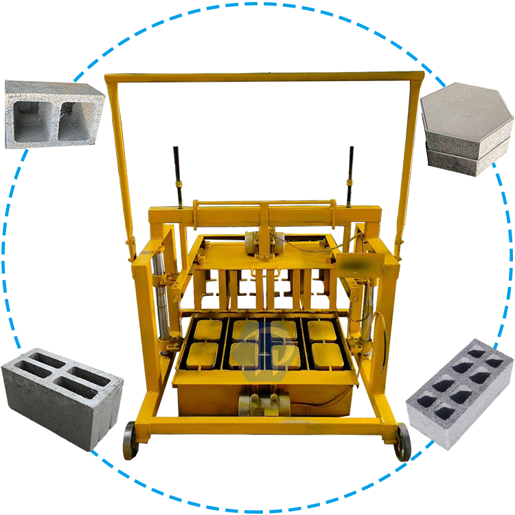 Mobile Electric Block Making Machine Cement Brick Block Making Machine Price Hollow Concrete Brick Making Machine