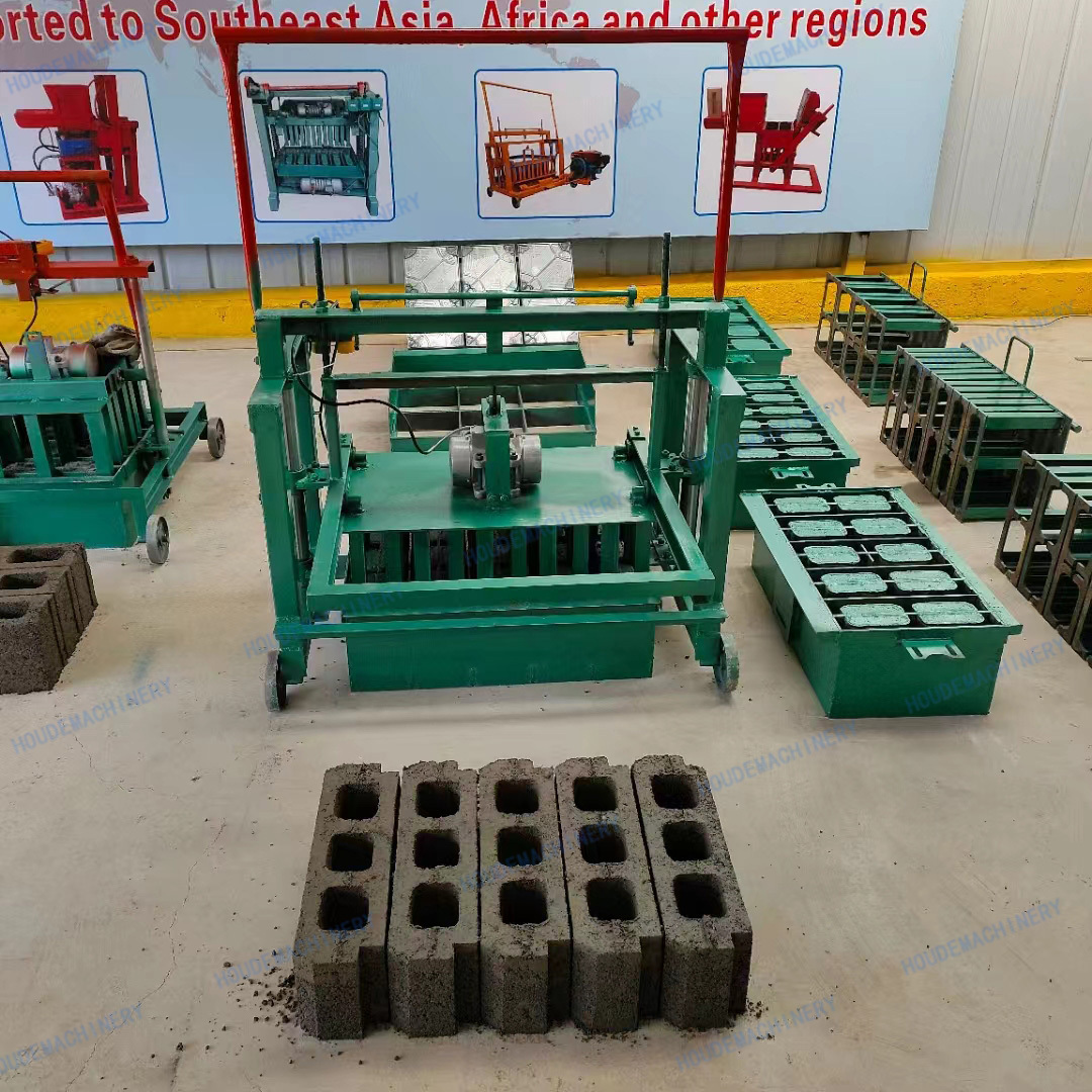 Mobile Electric Block Making Machine Cement Brick Block Making Machine Price Hollow Concrete Brick Making Machine