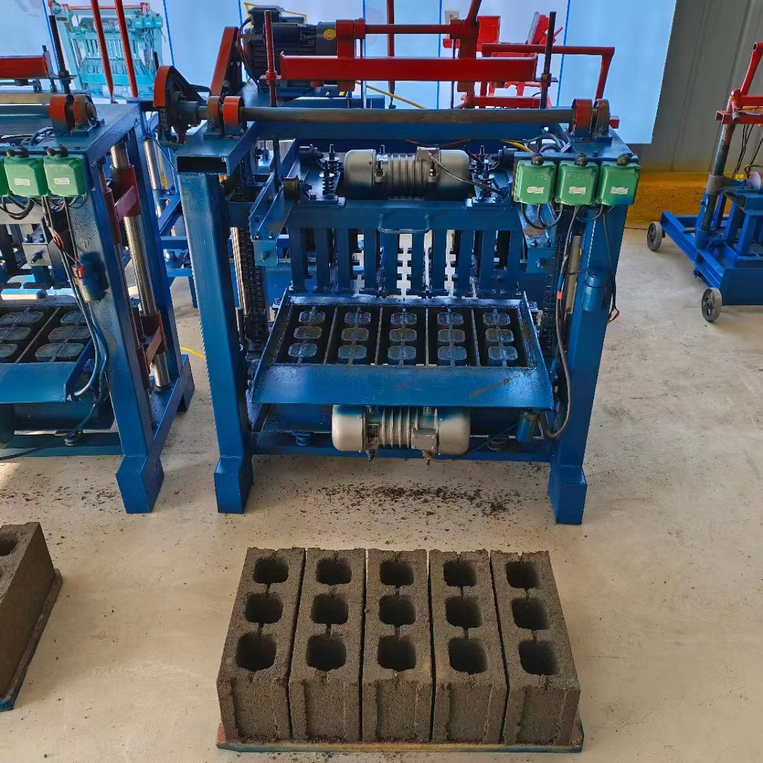 4-35A Large Diesel Concrete Cement Block Brick Making Machine Price Hollow Fly Ash Block Cinder Maker Machine