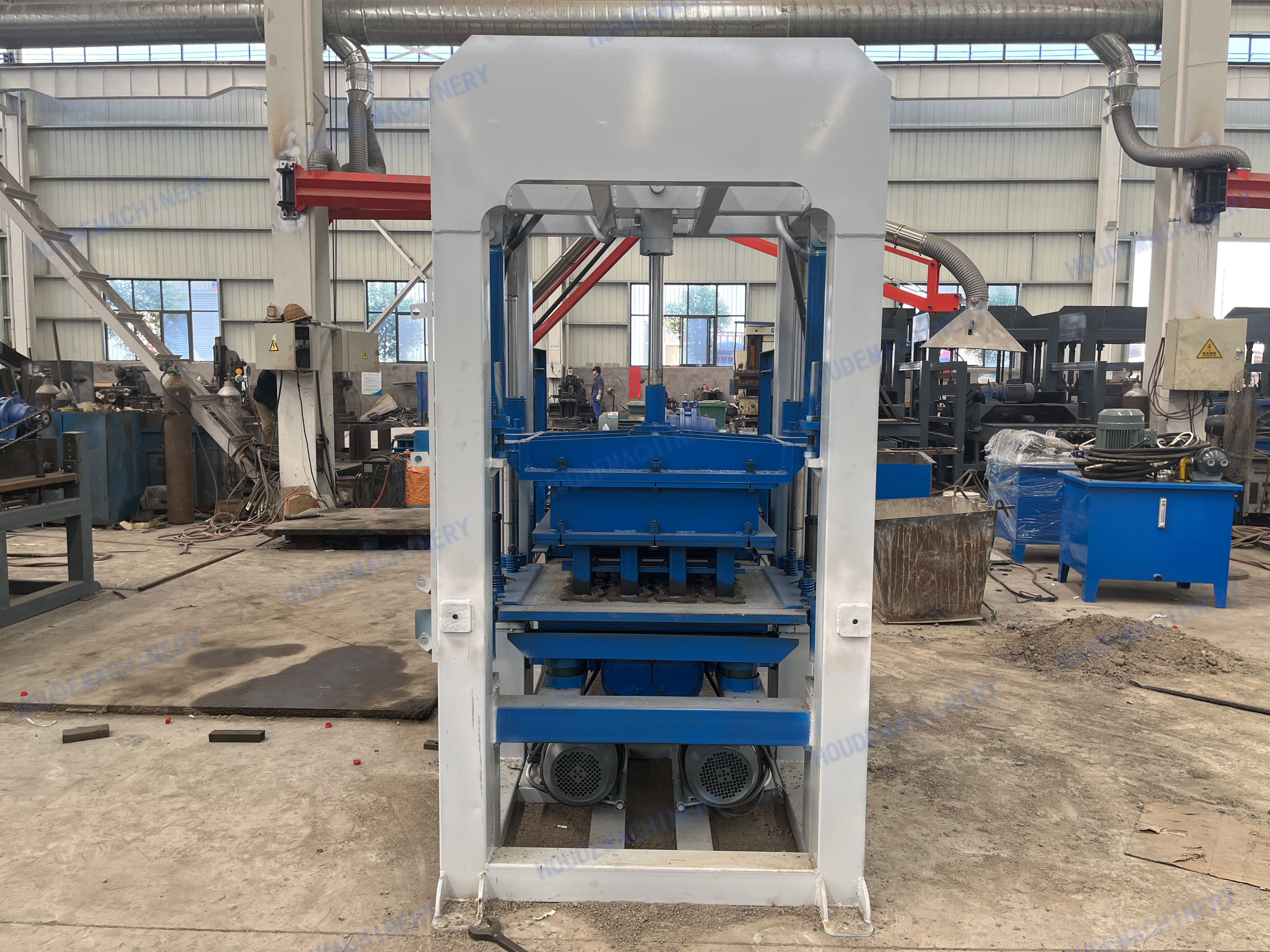 Building Construction Automatic Cement Block Making Machine Hollow Block Making Machine Interlock Paver Making Machine In Ghana