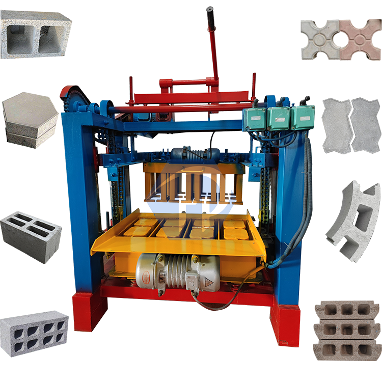 Hydraulic Concrete Block Making Machine Soil Cement Brick Making Machines for Sale Manual Concrete Block Maker