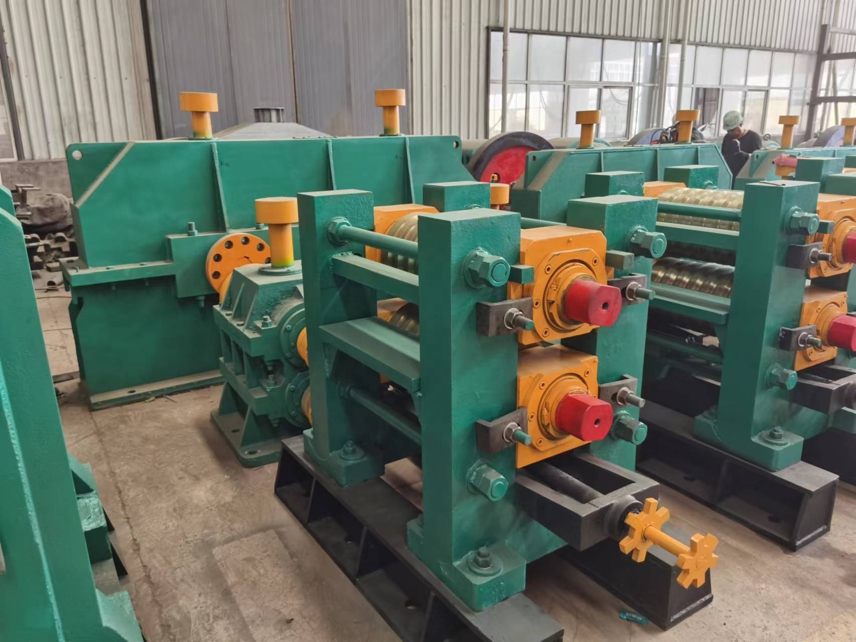 Complete fully automatic rebar line scrap melting billet casting steel wire rod hot rolling mill iron bar making machine