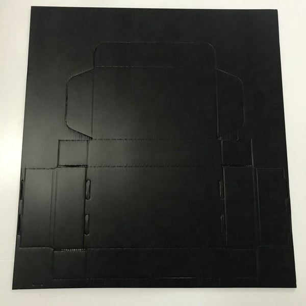 4mm 4x8 Black Waterproof PP Correx / Corrugated Plastic Sheet Hollow Board