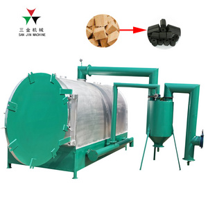 Environment Friendly carbonization furnace kiln stove oven charcoal making machine for coconut shell sawdust wood biomass