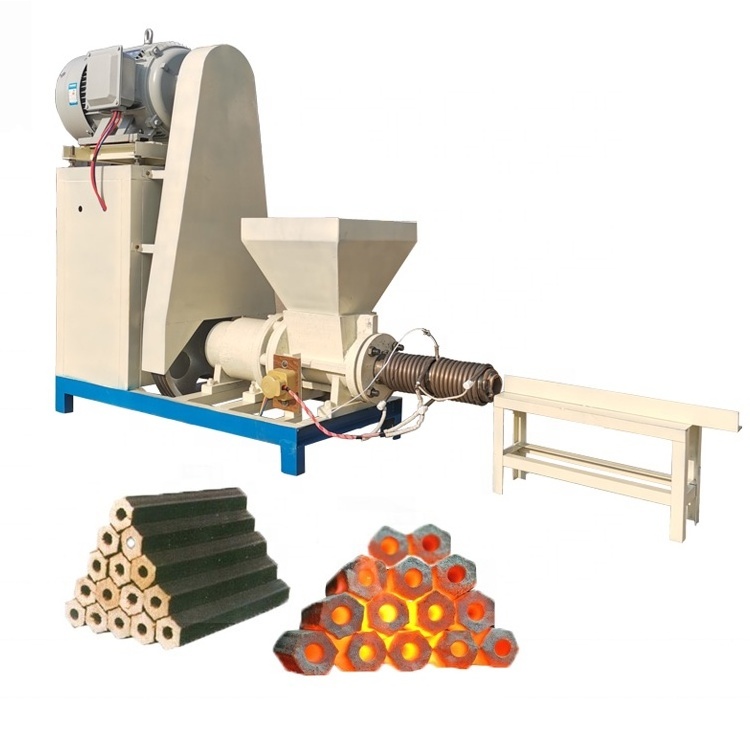 Competitive compressed wood sawdust biomass tree leaves bamboo charcoal coal briquettes press manufacturing machines price