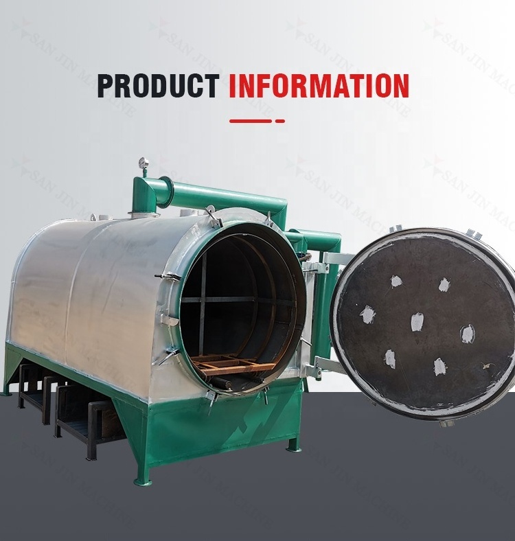 Competitive Price Horizontal Airflow Coconut Shell Wood Log Carbonization Furnace Charcoal Kiln Making Machine in Kenya