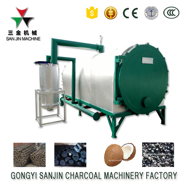 bamboo /Coconut shell charcoal carbonized machine/oven hardwood charcoal carbonized oven for heating