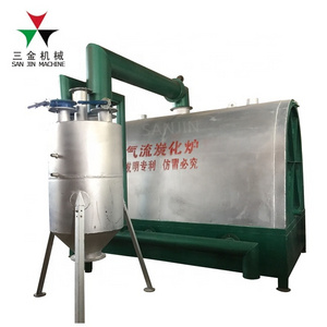 Energy saving bamboo wood biomass briquette charcoal carbonization kiln