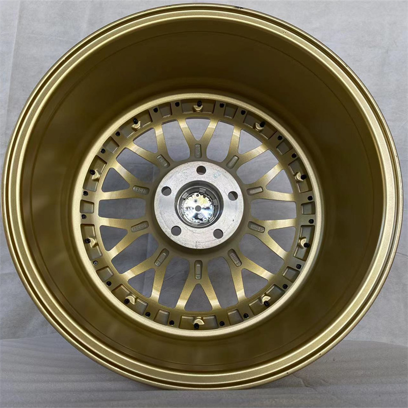 18 * 8.5 inch aluminum alloy car wheels with black shiny edges, silver shiny edges, and gold shiny edges