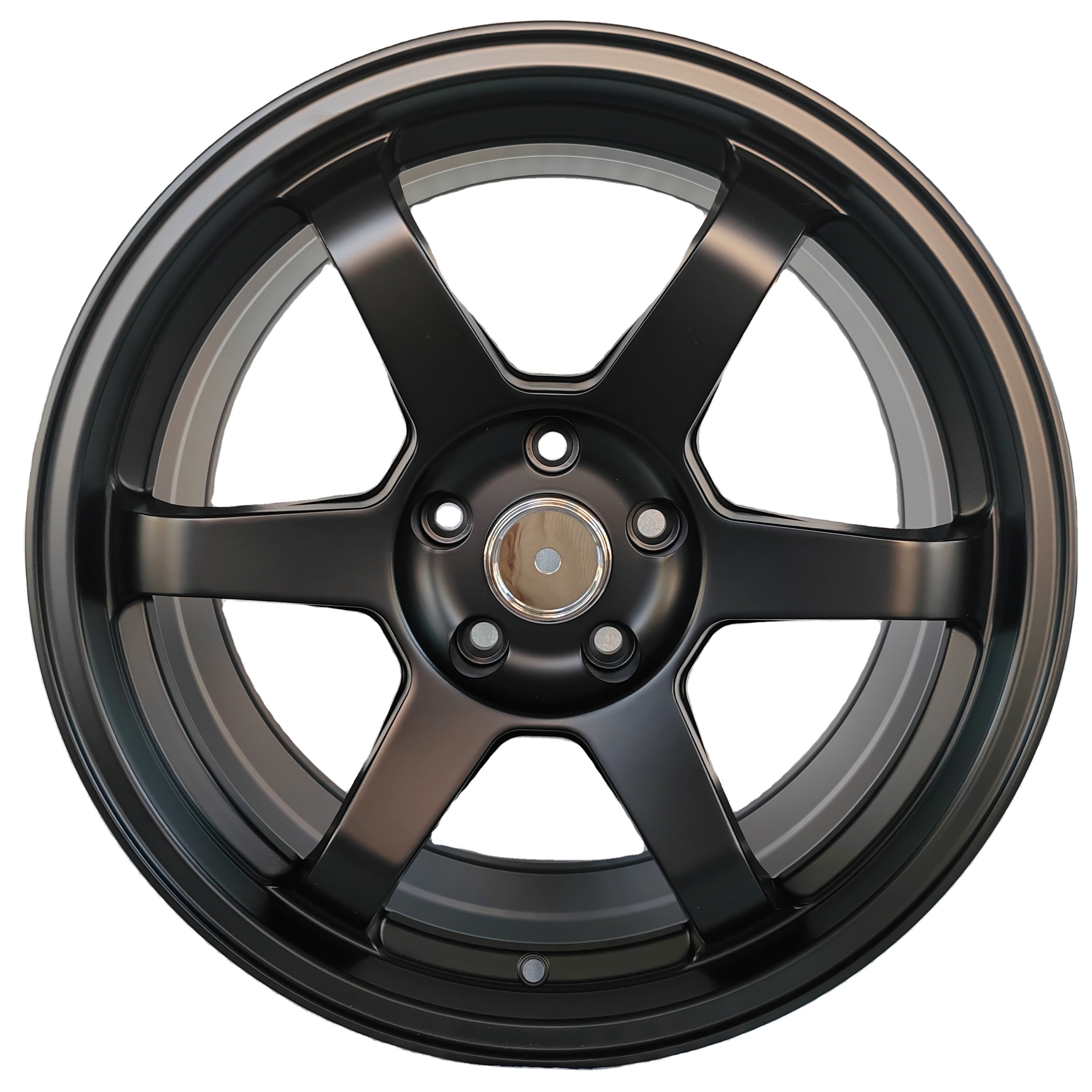 Hot Selling TE37 Model aluminum alloy wheels 17/18 inch 5 Holes Passenger car wheel rims with PCD5*112/5*114.3