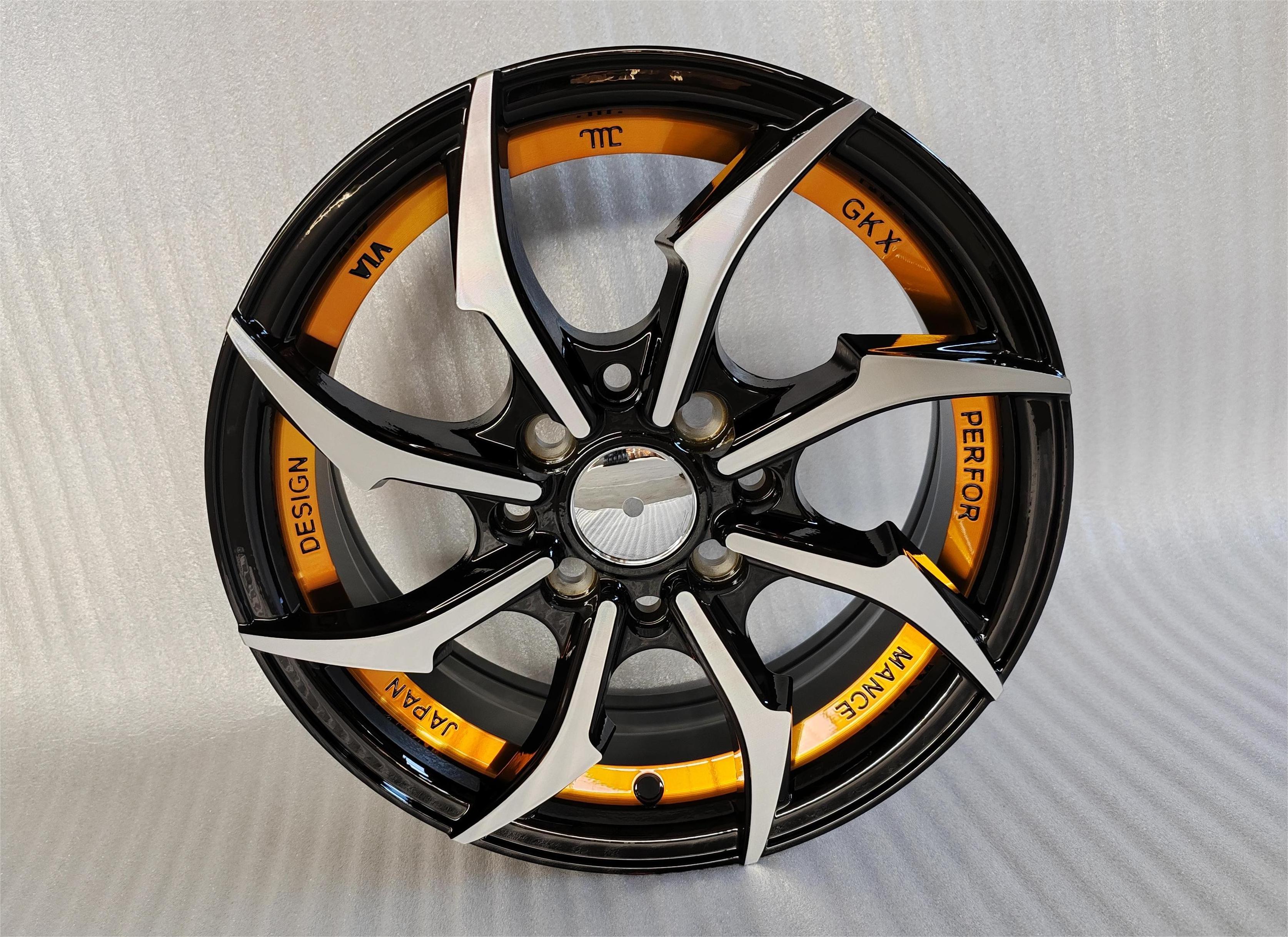 Hot Selling Popular Design 14 inch 8 Holes 4x100/4x114.3 Fashion Style  Car Aluminum Alloy Wheels Rims Factory Price