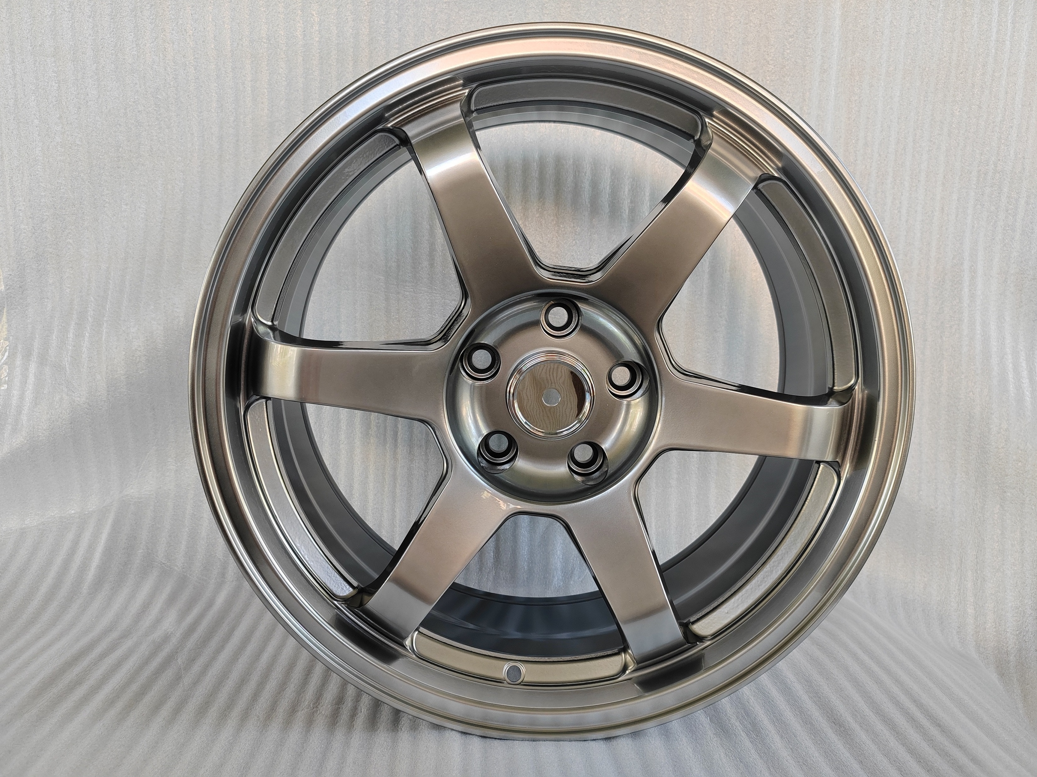 Hot Selling TE37 Model aluminum alloy wheels 17/18 inch 5 Holes Passenger car wheel rims with PCD5*112/5*114.3