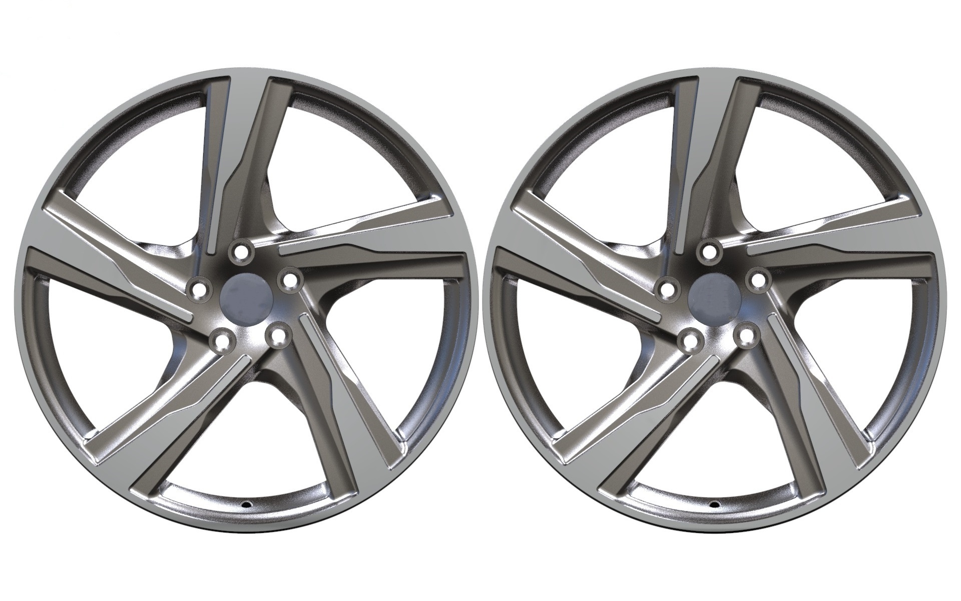 Customized forging 19 inch Front and rear wheel rims PCD5x108 6061-T6 Aluminum alloy wheels For Volvo