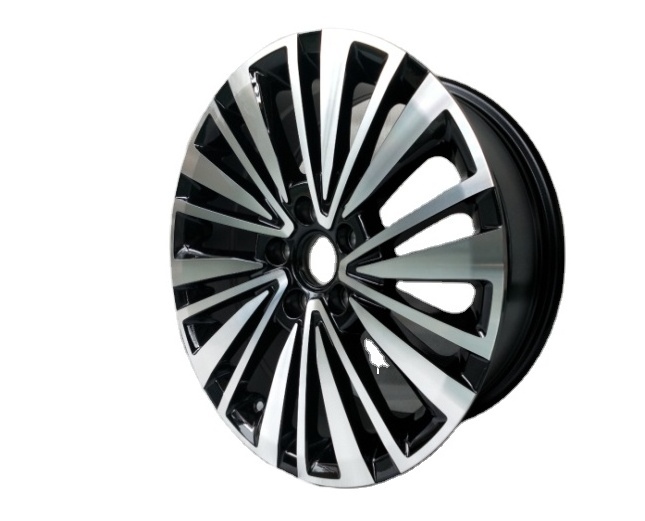 Best Selling 18 Inch Aluminum alloy wheel Wholesale R18x8.0j PCD5*112 Black Machine Face Multi Spoke Passenger Wheels Rims