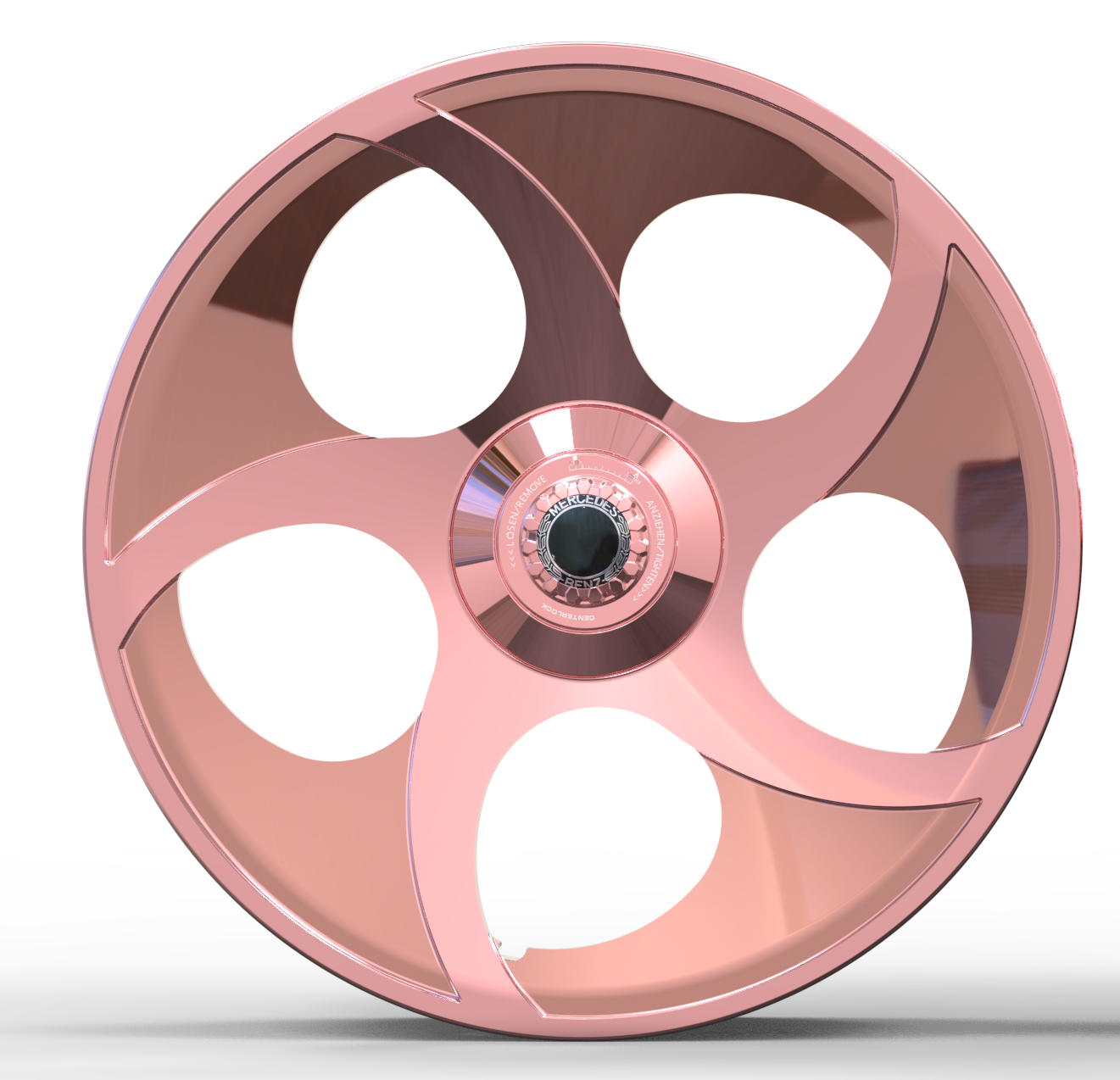 Customized forging rims Pink For BENZ E220 Front and Rear Aluminum alloy wheels 18-21 inch 4/5/6 Holes  Passenger car wheel rims