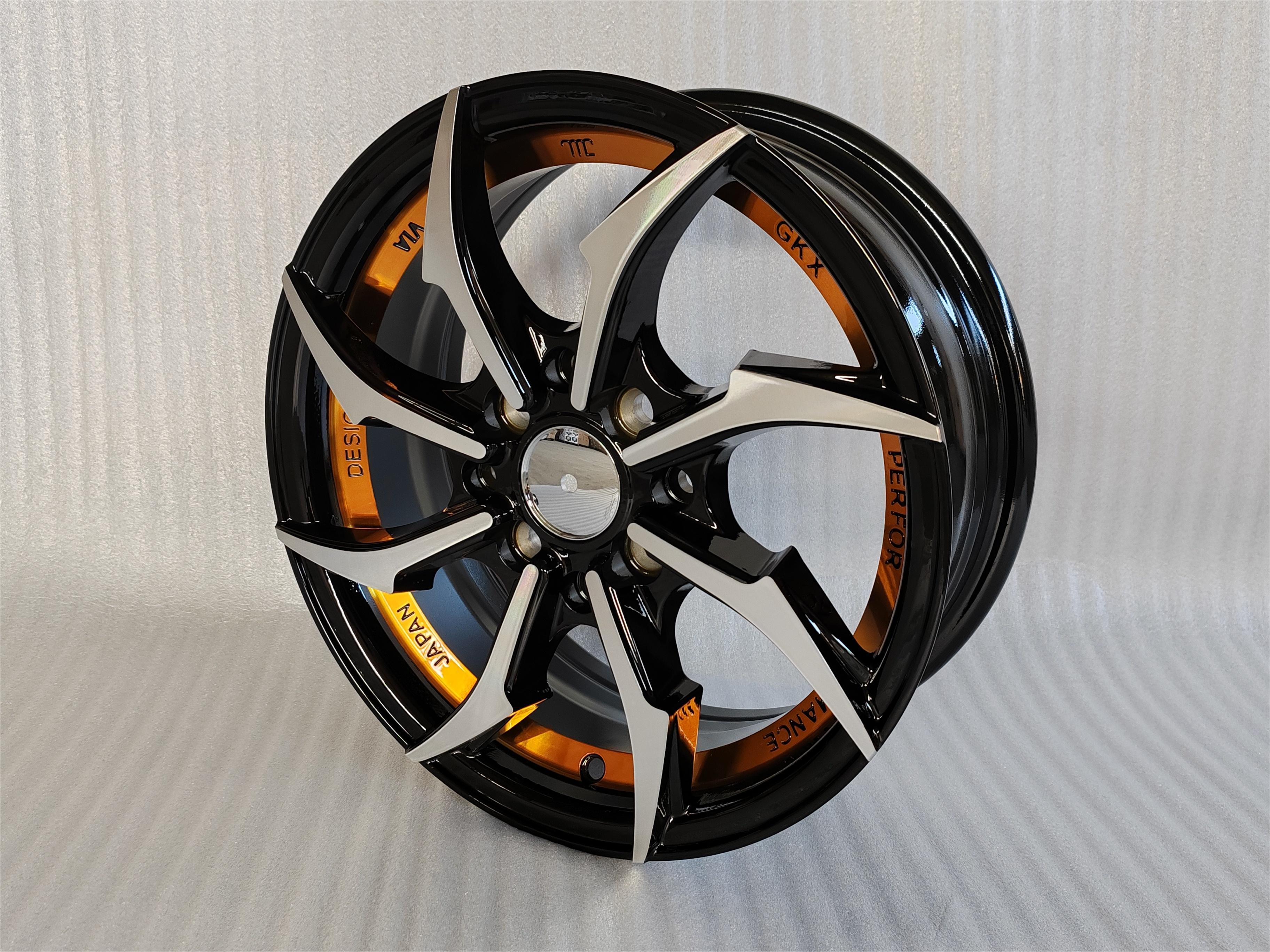 Hot Selling Popular Design 14 inch 8 Holes 4x100/4x114.3 Fashion Style  Car Aluminum Alloy Wheels Rims Factory Price