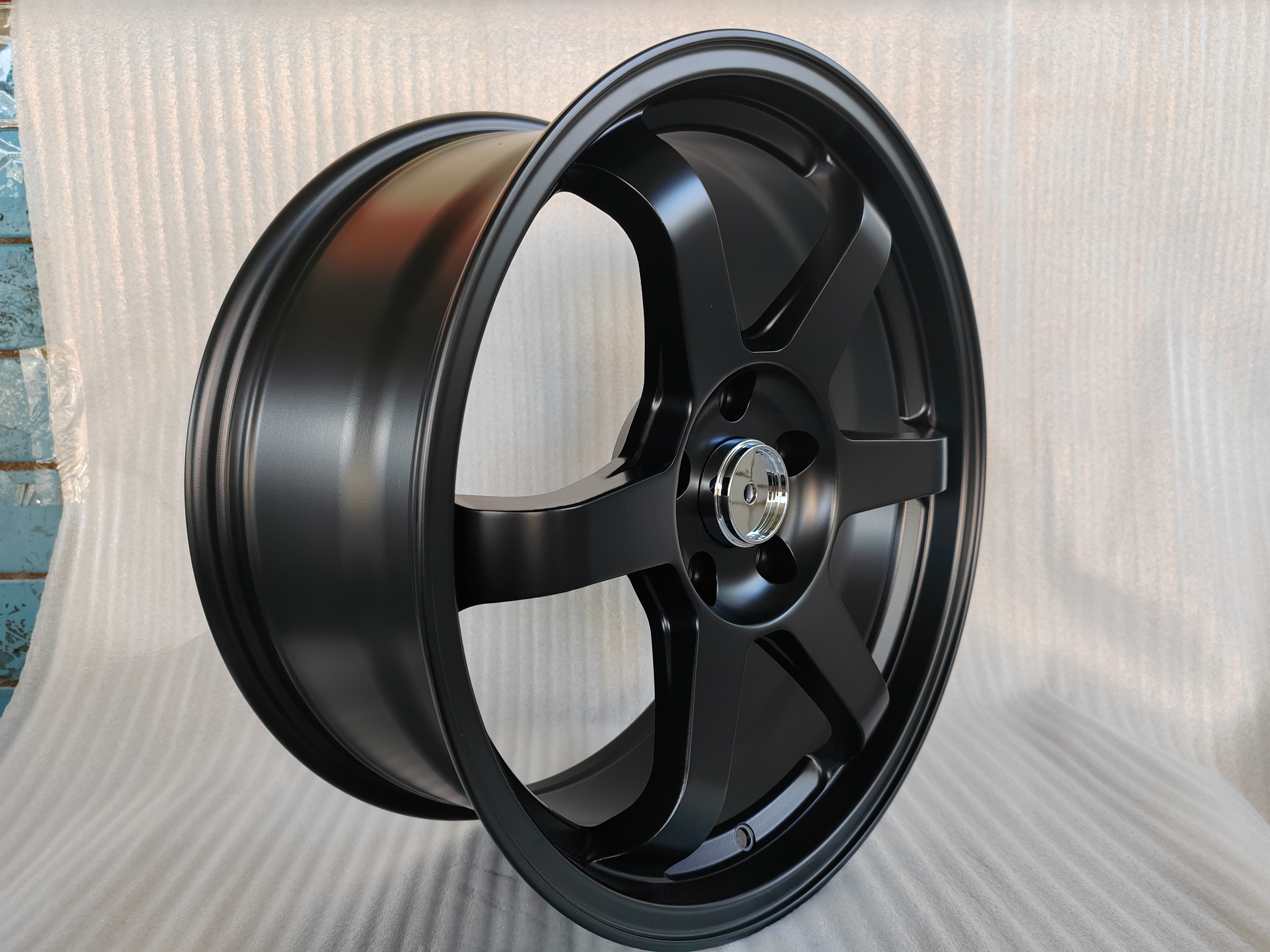 Hot Selling TE37 Model aluminum alloy wheels 17/18 inch 5 Holes Passenger car wheel rims with PCD5*112/5*114.3