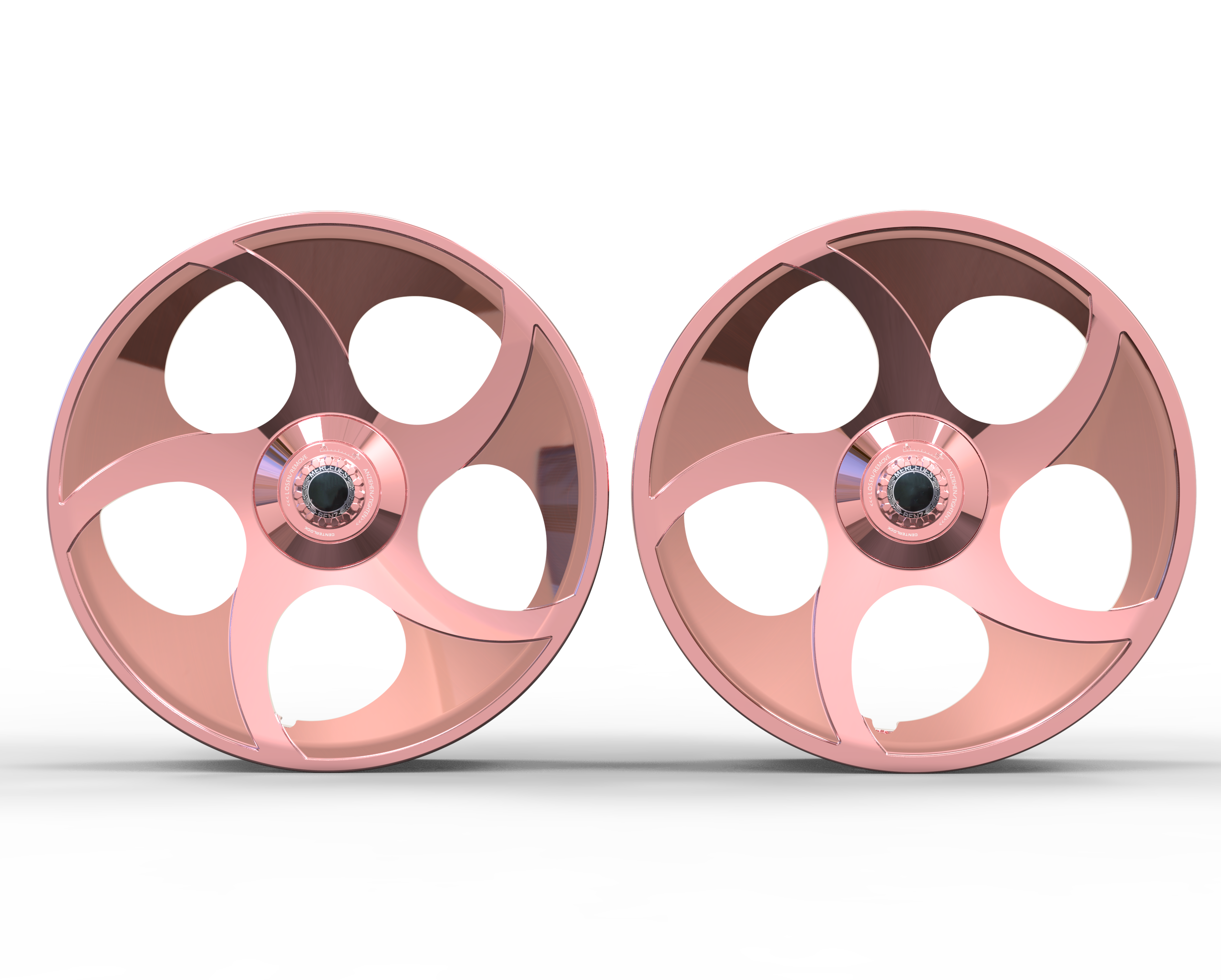 Customized forging rims Pink For BENZ E220 Front and Rear Aluminum alloy wheels 18-21 inch 4/5/6 Holes  Passenger car wheel rims