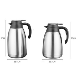 Factory Vacuum Jug Insulated Stainless Steel Coffee Carafe Household Portable Warm Kettle Thermos Teapot