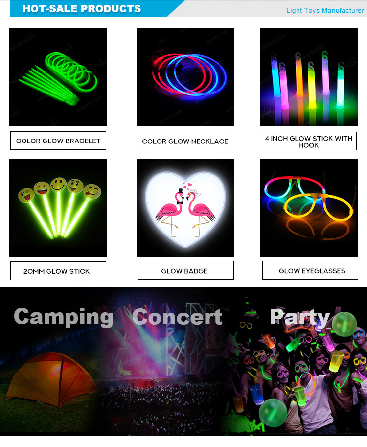 Glow Party Event Party Decoration  Glow Stick Bracelet Party Supplies Light Glow Stick