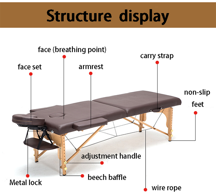 Trending products 2024 new arrivals Massage bed  massage table suitable for beauty salons massage shops shampoo shops