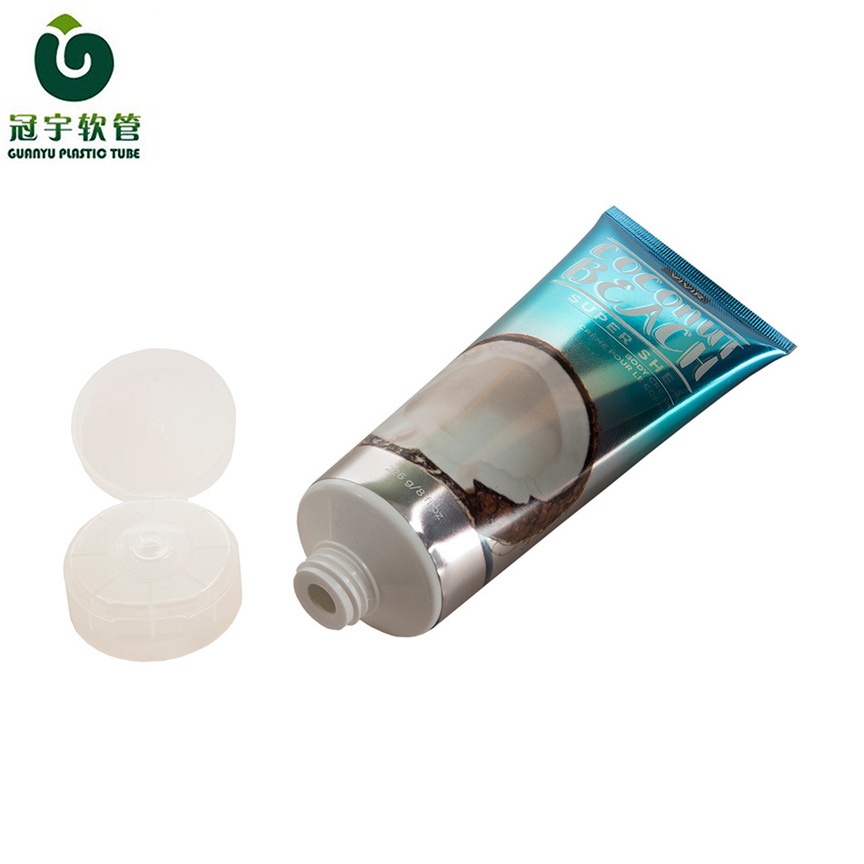 200ml glossy labeling cosmetic plastic tube for Shampoo Conditioner Body Wash Body Lotion packaging