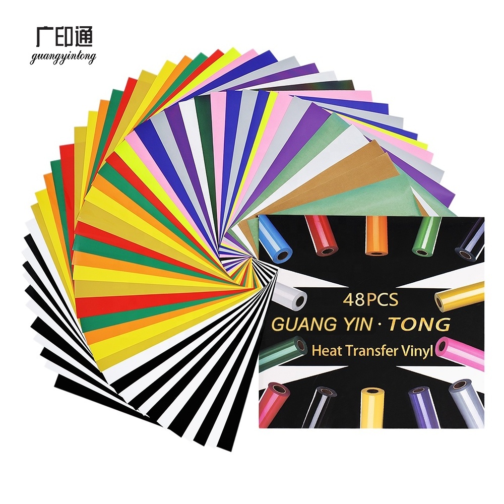 Guangyintong PU Matte Heat Transfer Vinyl Sheets Best Heat Transfer Vinyl  Maker And Heat Press