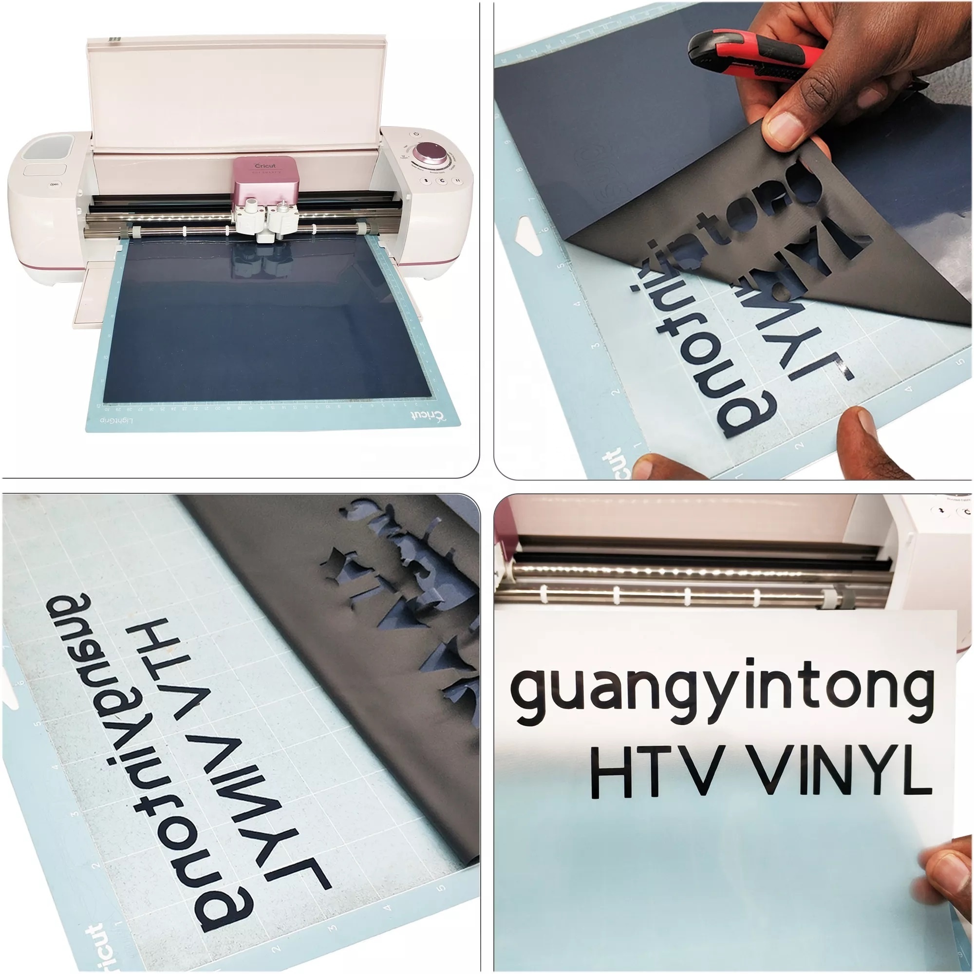 guangyintong pvc heat transfer vinyl iron on vinyl htv vinyl  easy weed heat press