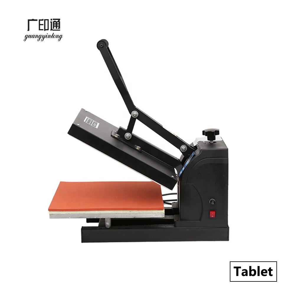 Guangyintong heat press machine good quality very high performance semi automatic machine for printing clothing