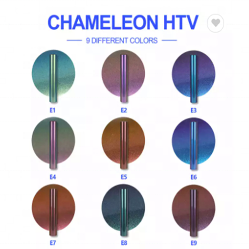 guangyintong PU Chameleon series iron on material for metallic heat transfer vinyl  heat transfer paper