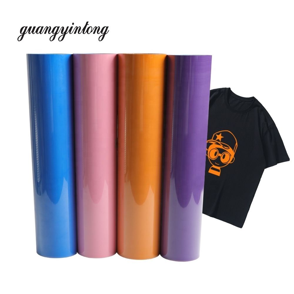 Guangyintong PU Hydro Dipping Vinyl Transfer Paper Fabric Custom Printed Heat Transfer Vinyl  Easyweed Htv Printable Htv Paper