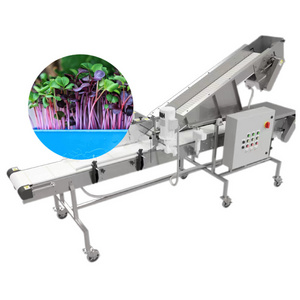 Professional Manufacturer Motorized Harvester For Harvesting Aquaponics Or Microgreens Sweet Peas Shoots Harvester Machine