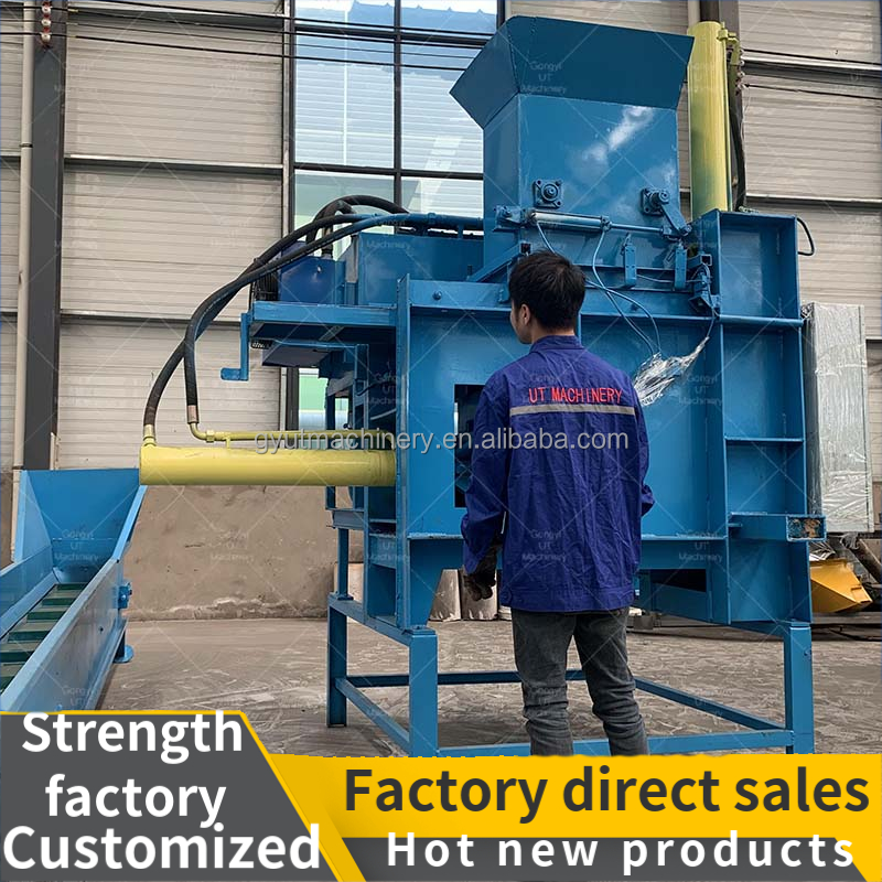 2024 New design automatic hydraulic 1kg per bag wood shaving sawdust bagging press baler packing machine for horse bedding