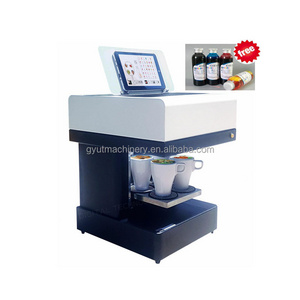 Multi Function Coffee Printer 3d Edible Food Printer for Cake Coffee Printing Machine Inkjet Printers Provided 18 UT Automatic