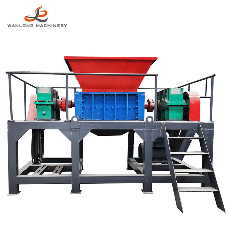 Waste Plastic Tire Used Metal Shredder Machine For Sale