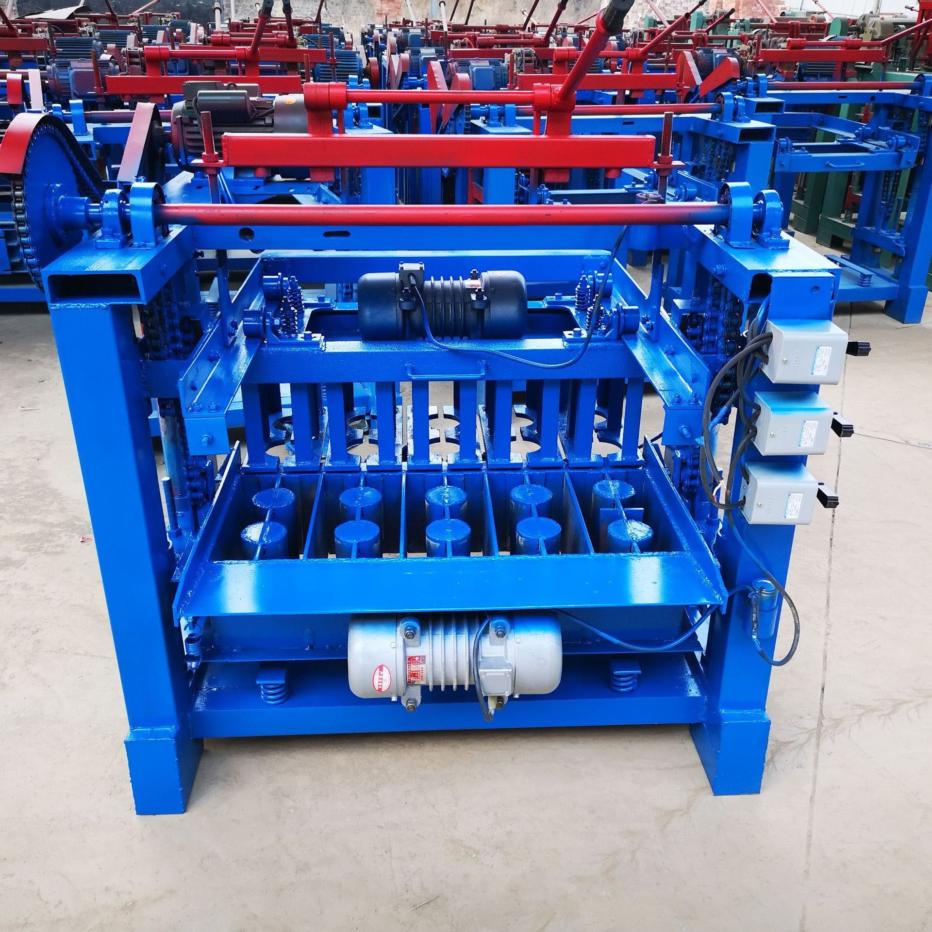 easy to operate sand and plastic automatic making machine manual hollow block concrete bricks mould