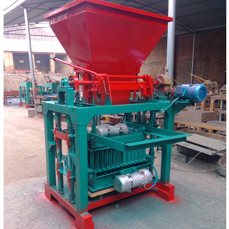 factory price cheap hard fire clay glass bricks out side wall diesel engine brick making machine with mixer