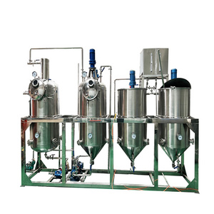 2000kg/d hot sale palm oil refinery/crude oil refining machine/ oil refining plant