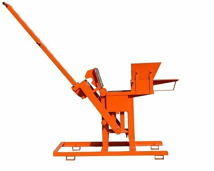 Hot sale clay soil interlocking hand manual brick making machine