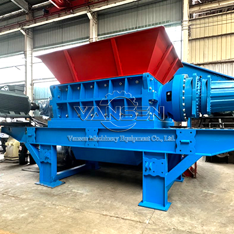 Factory Direct Industrial Scrap Cardboard Metal Plastic Double Shaft Shredder Machine For Recycling Wastes