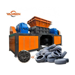 small foam rubber tyre tire plastic waste shredder machine for recycling