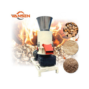 hot sale 600-800kg/h flat die alfalfa arass diesel engine wood pellet making machine for fire pelets