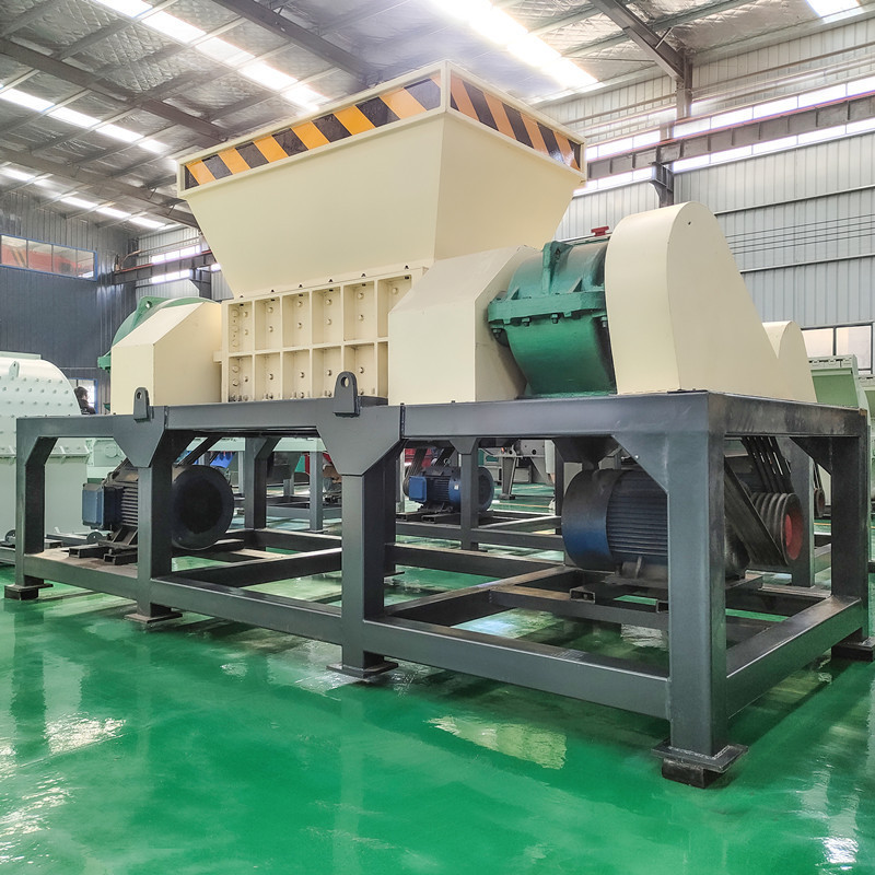 Industrial heavy duty tyre rubber recycling crusher large whole truck tire shredder machine to make crumb rubber