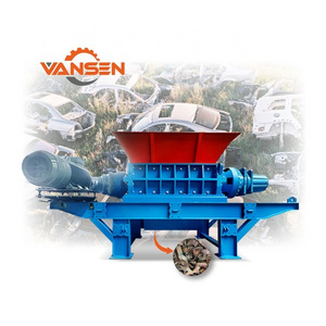 Double Shaft Waste Metal Crushing Used Car Shell  Shredder Machine for sale