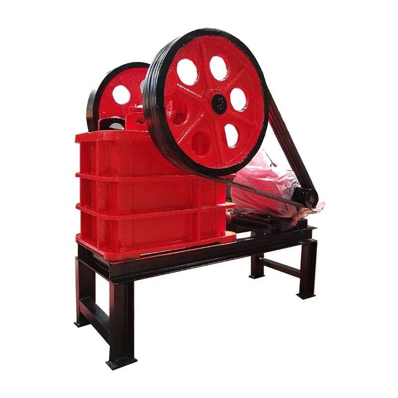 Mini stone crushing mobile jaw crusher machine for the stone