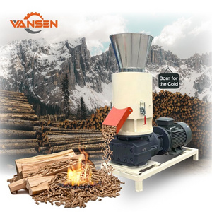 hot sale 600-800kg/h flat die sawdust straw fuel motor wood pellet making machine for fire pelets