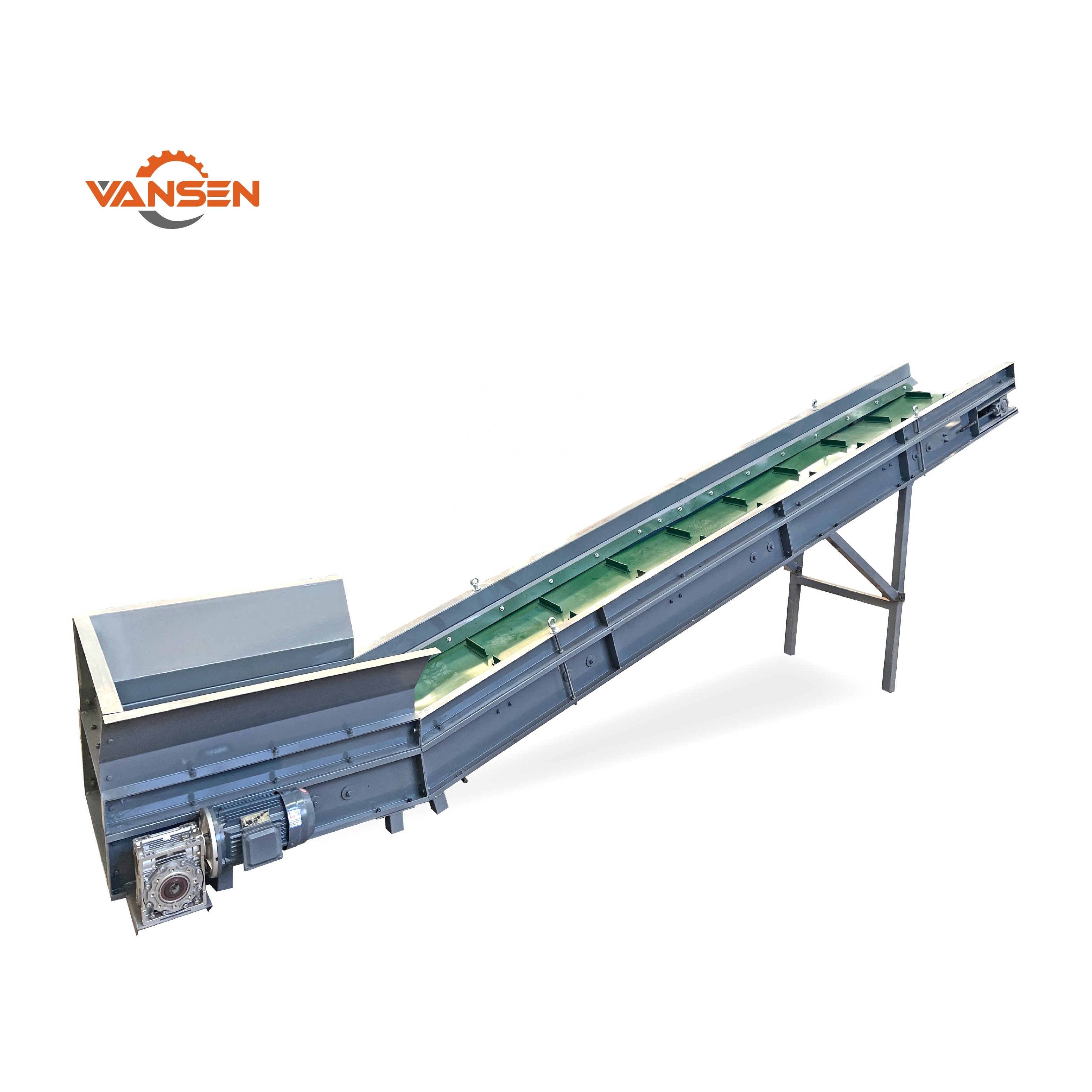 portable automatic modular vertical lifting Elevating inclined belt conveyor machine